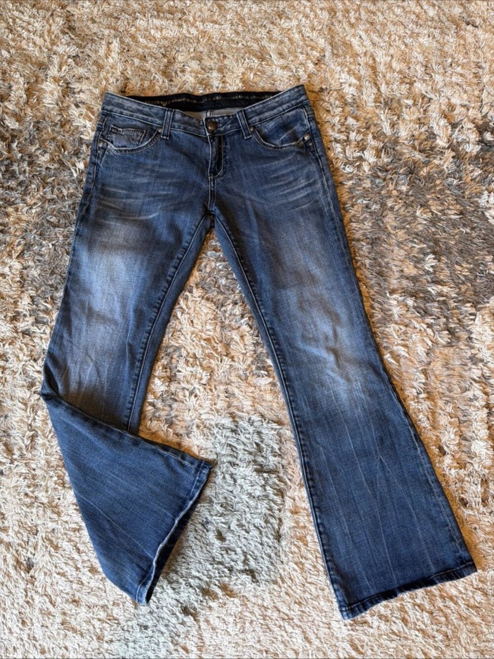 REROCK Express Jeans Bootcut Denim Jeans Low Rise Women’s 6S